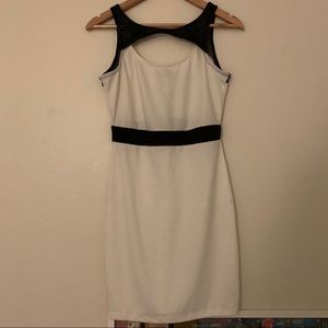 Black and white dress